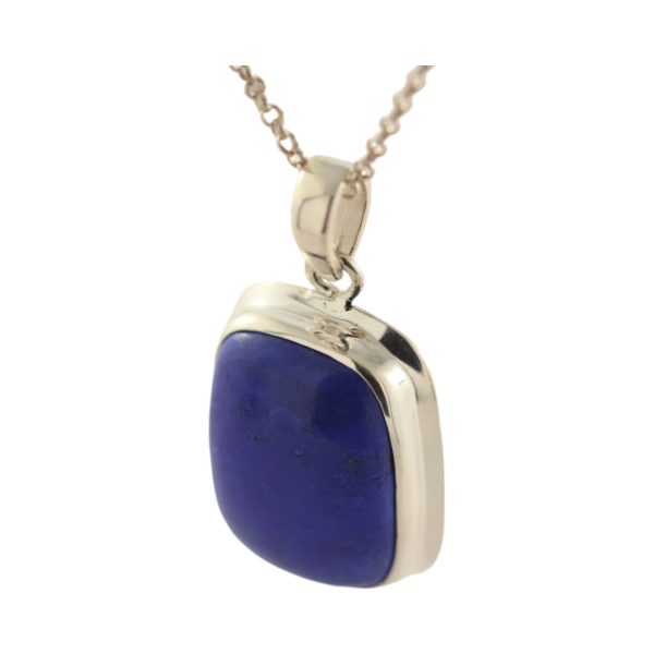 Stunning Lapis Lazuli Sterling Silver Pendant: The Perfect Accessory for Any Occasion - Image 2
