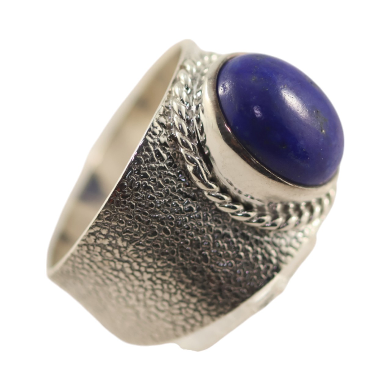 Luxurious Lapis Lazuli: Genuine Sterling Silver Ring for Effortless Elegance | Shop Now! - Image 7