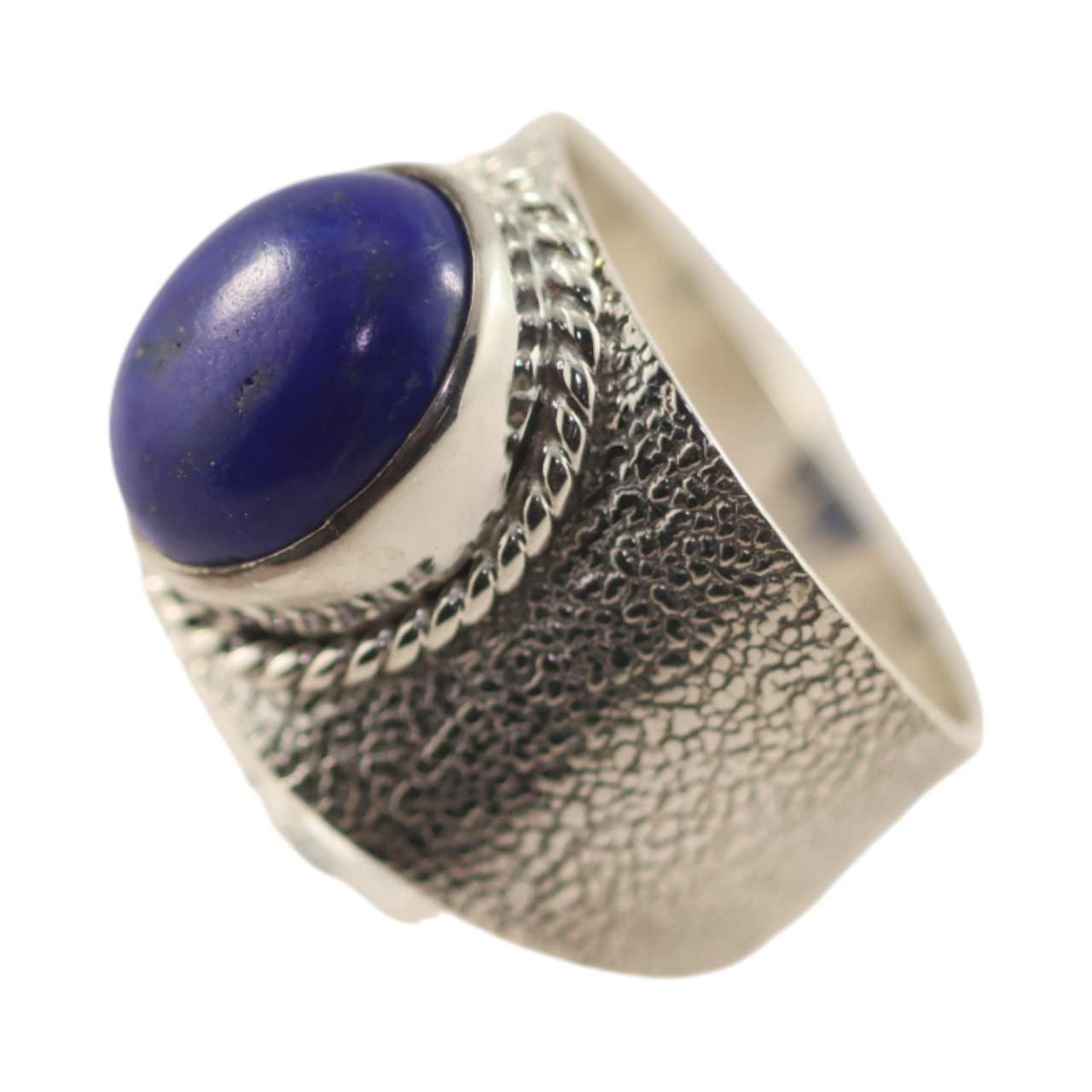 Luxurious Lapis Lazuli: Genuine Sterling Silver Ring for Effortless Elegance | Shop Now! - Image 3