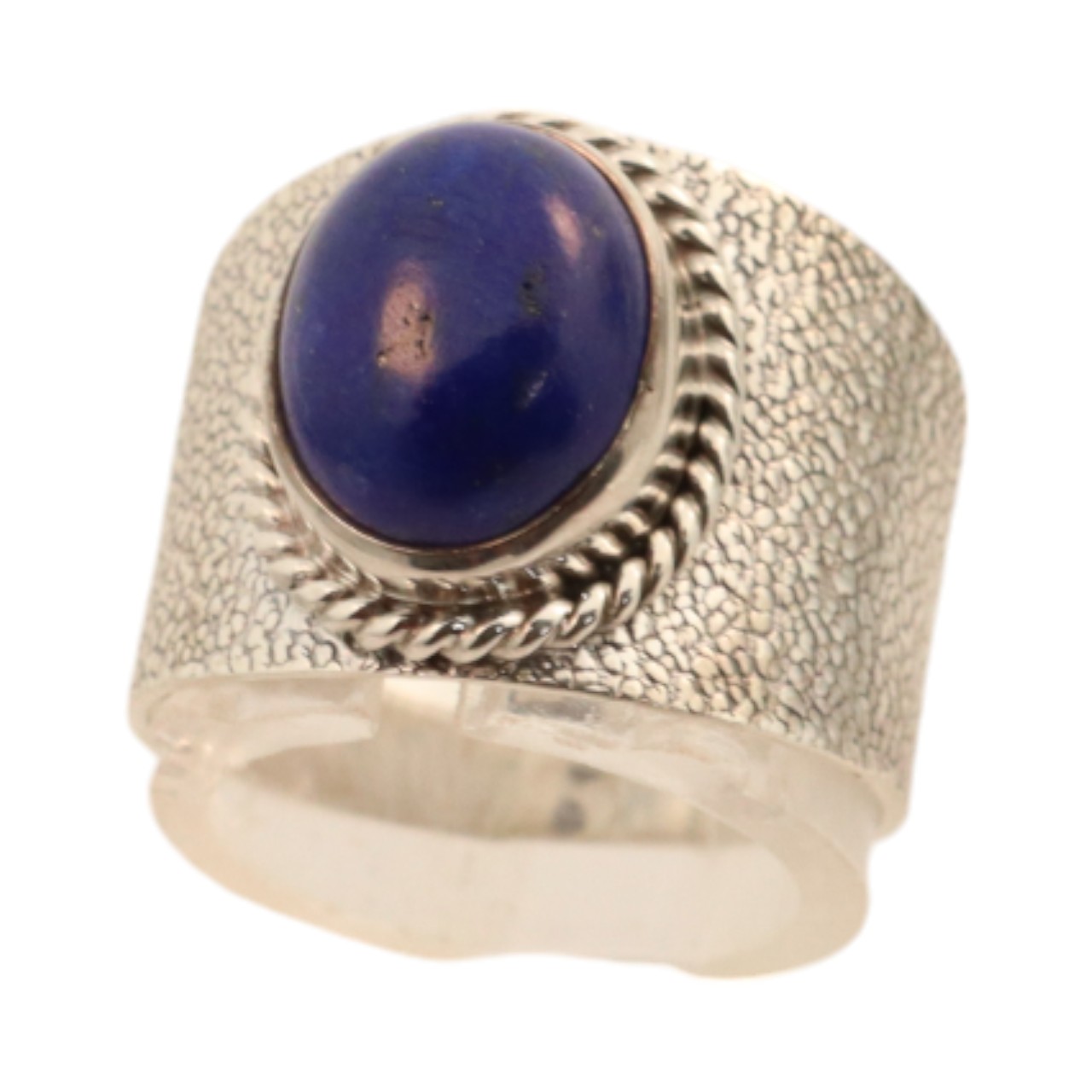 Luxurious Lapis Lazuli: Genuine Sterling Silver Ring for Effortless Elegance | Shop Now! - Image 2